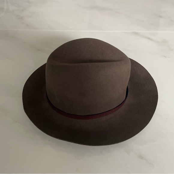 Rag & Bone Floppy Brim Fedora Wool Hat Size M - Picture 5 of 15